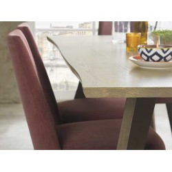 Mesa de Jantar Cadell 6 Lugares Carvalho Envelhecido
