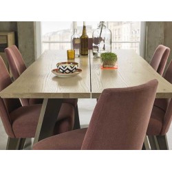 Mesa de Jantar Cadell 6 Lugares Carvalho Envelhecido