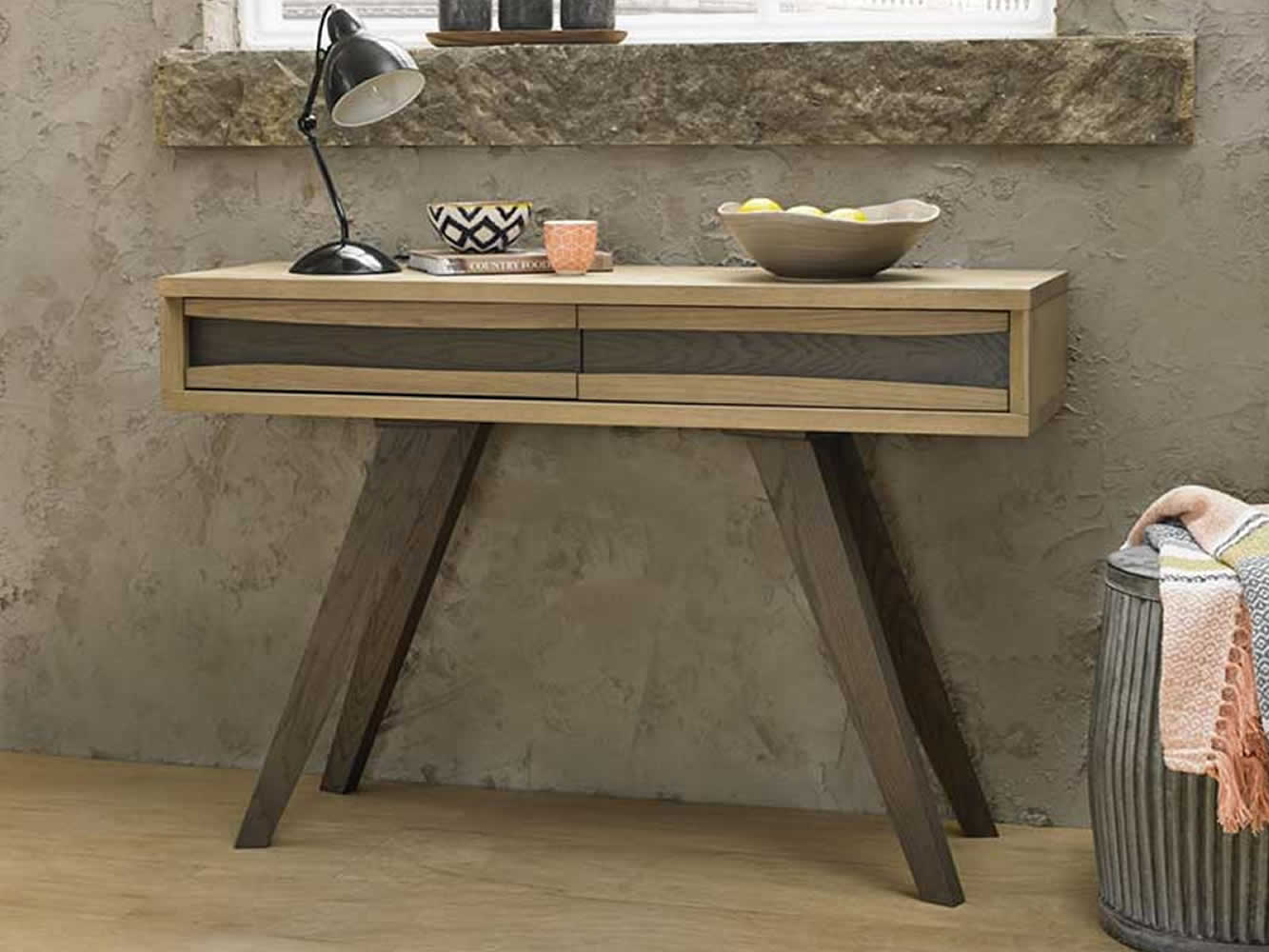 Mueble Recibidor Cadell c/ Cajones Roble Envejecido