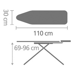 Brabantia Tábua de Engomar A (110 x 30 cm)