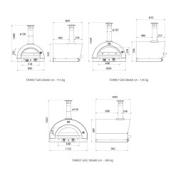 Forno a Gás Family