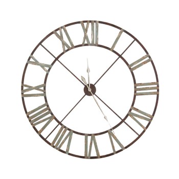 Reloj de Pared de Hierro Forjado Envejecido