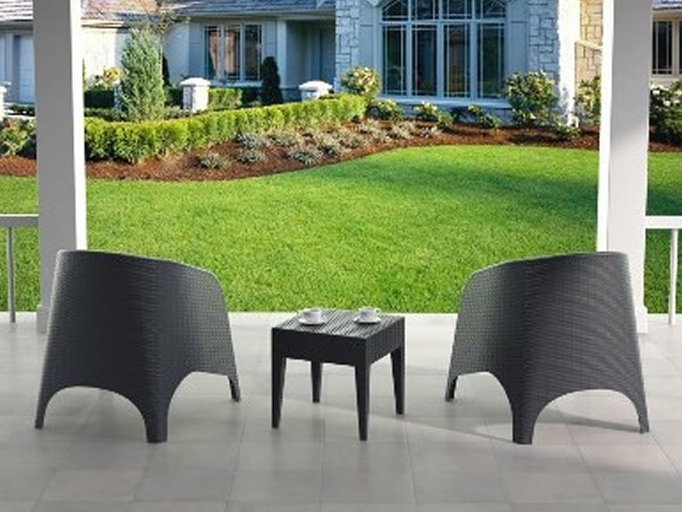 Sillón Estoril y Mesa de Bebidas