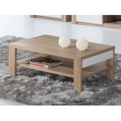Mesa de Centro Como Carvalho Natura/Branco