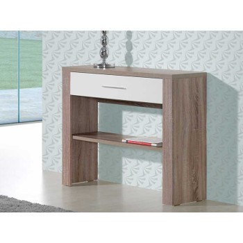 Mueble Recibidor Como Roble Gris/Blanco Mueble Recibidor Como Roble Gris/Blanco