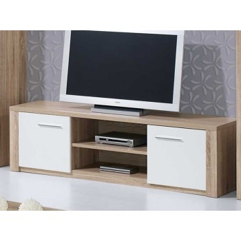 Móvel TV Como Carvalho Natura/Branco