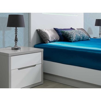 Lit King Venice Gris/Blanc Lit King Venice Gris/Blanc