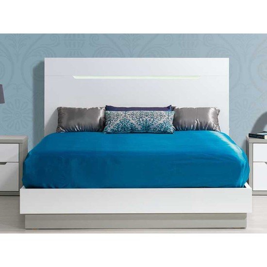 Venice Grey/White King Bedstead