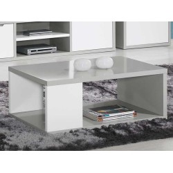Mesa de Centro Venice Cinza/Branco