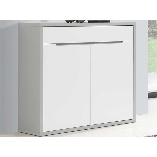 Venice Grey/White Shoes Cabinet