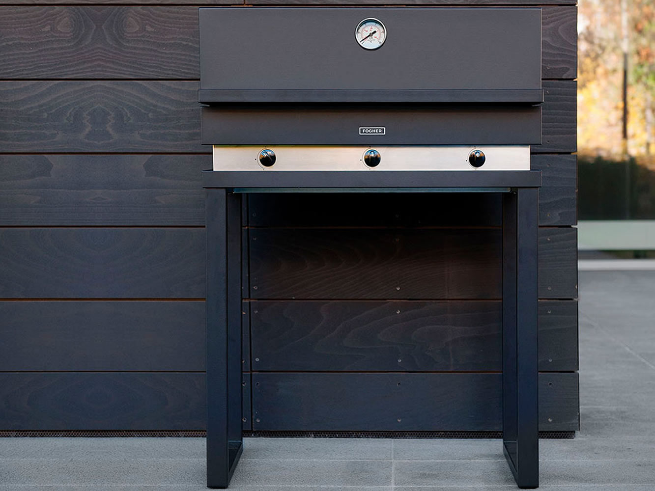 Fògher Barbacoa de Gas con Horno FGA 750 FO