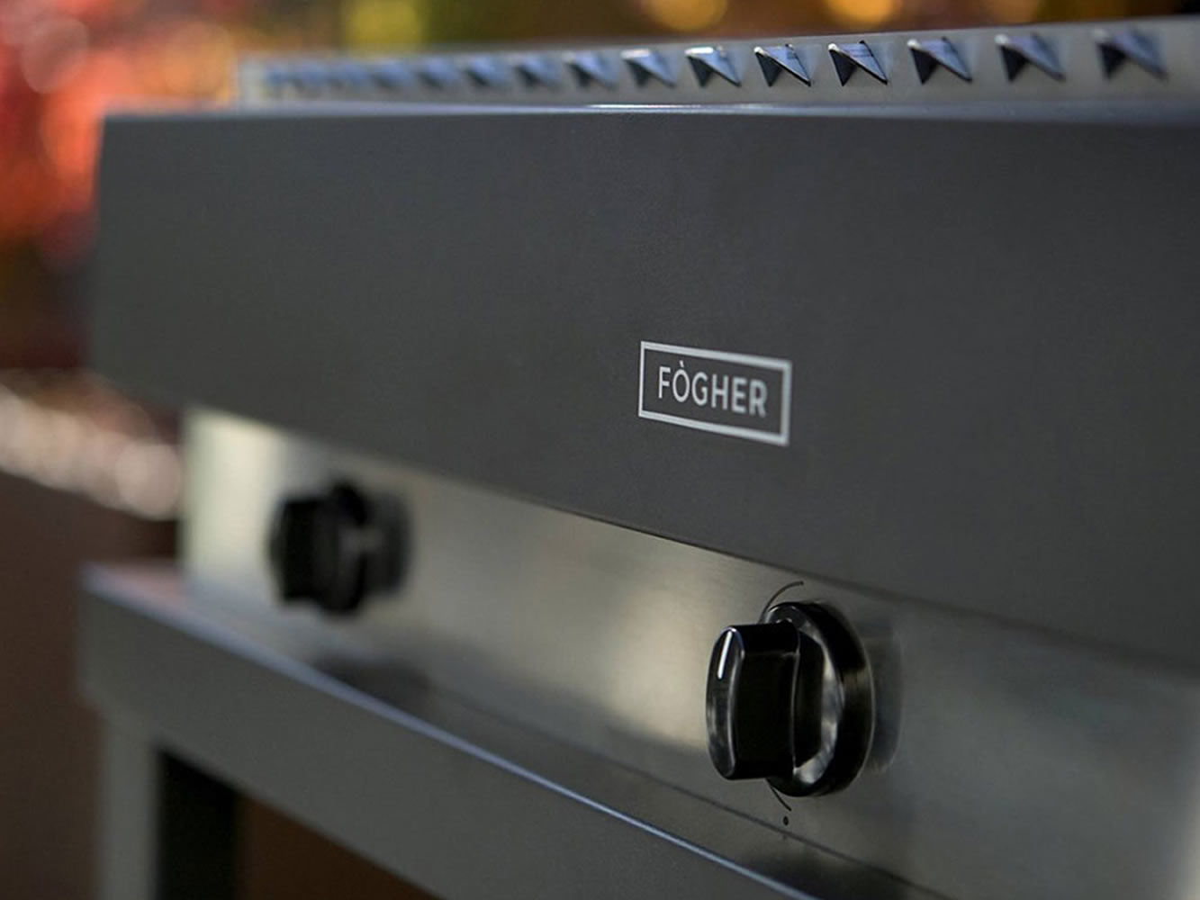 Fògher Barbecue à Gaz avec Four FGA 500 FO avec Pieds Tubulaires Fixes