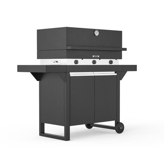 Fògher Gas Barbecue with Oven FGA 750 FO with Closed Trolley