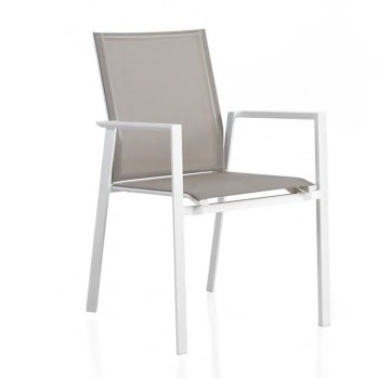 Chaise avec Accoudoirs Blanco Chaise avec Accoudoirs Blanco