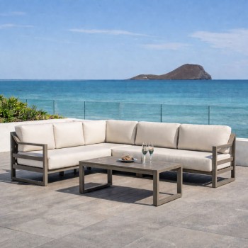 Conjunto de Sofá de Canto Dublian 29