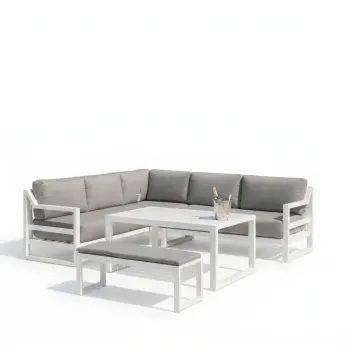 Conjunto de Sofá de Canto Dublian 30