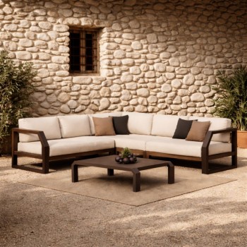 Conjunto de Sofá de Canto Zafiro 28