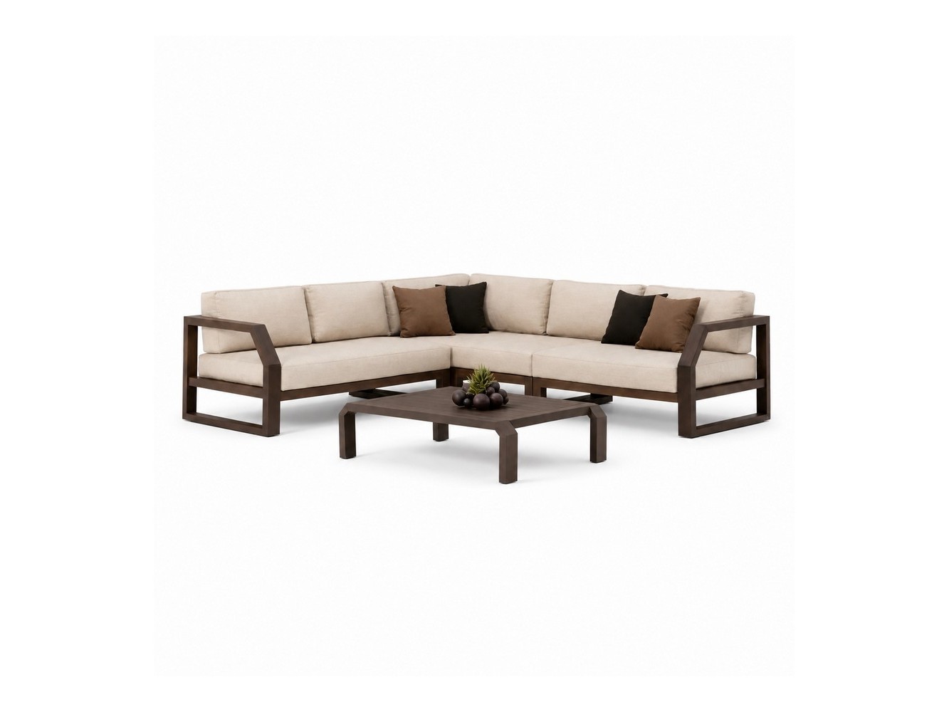 Conjunto de Sofá de Canto Zafiro 28