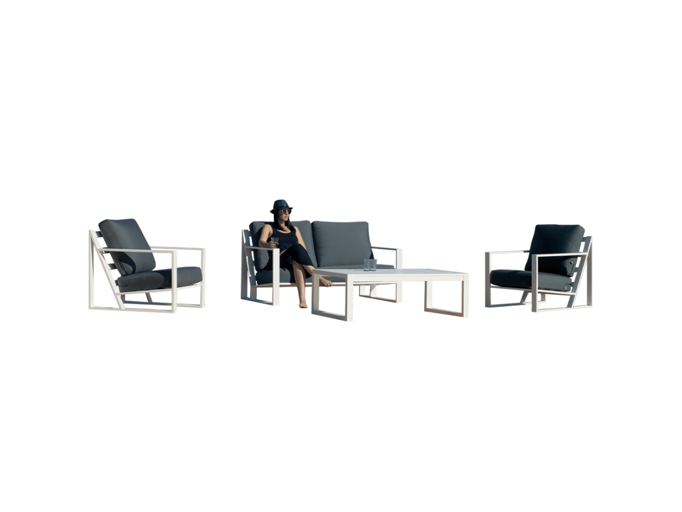 Conjunto de Sofá de 2 Plazas Aleli 7
