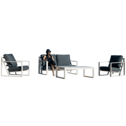Conjunto de Sofá de 2 Plazas Aleli 7