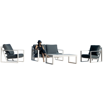 Conjunto de Sofá de 2 Lugares Aleli 7