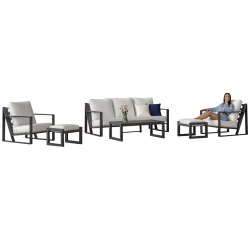 Conjunto de Sofá de 3 Plazas Aleli 8