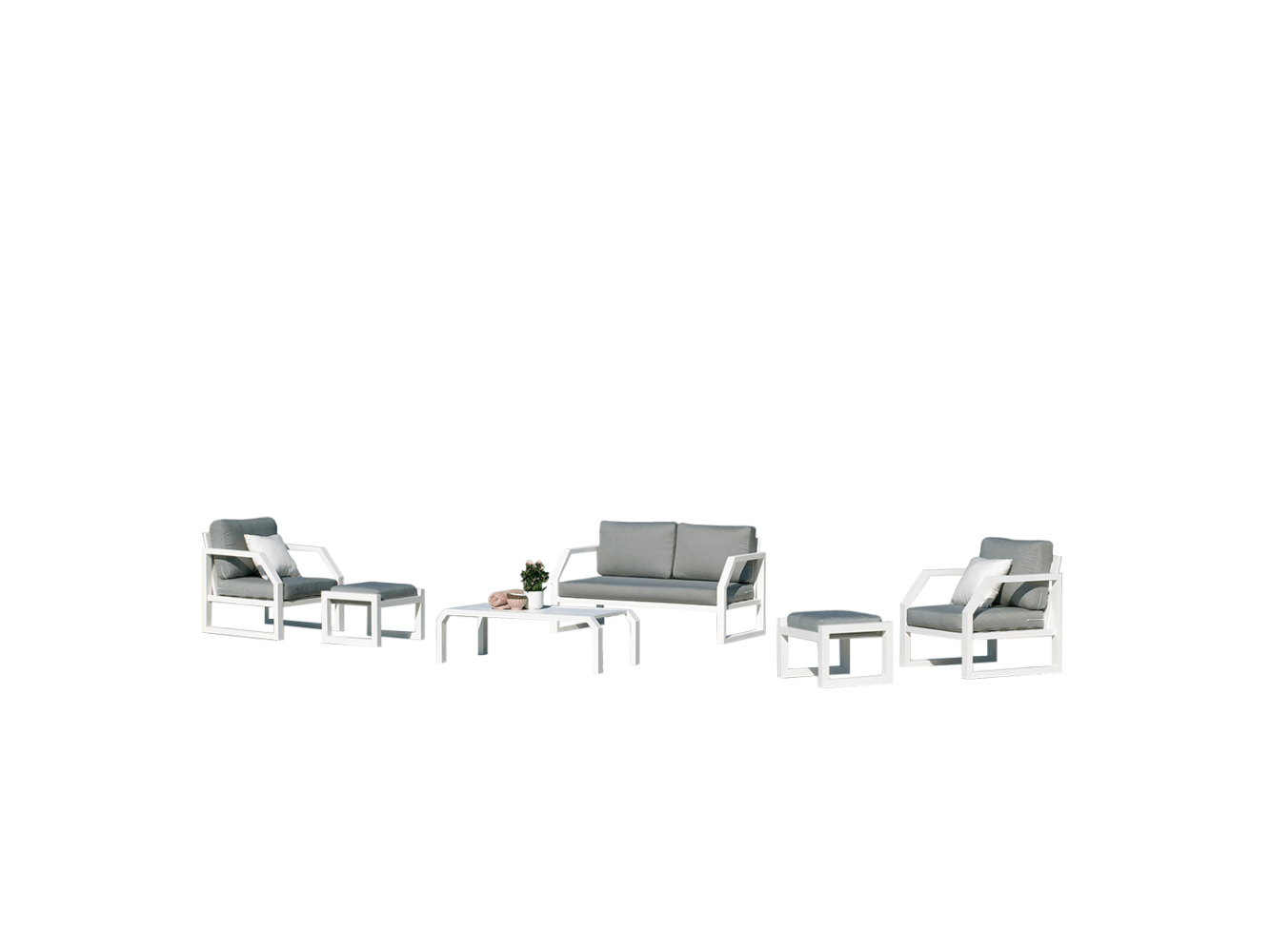 Conjunto de Sofá Bellagio 7 de 2 Lugares