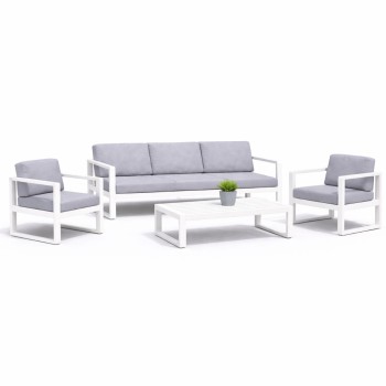 Conjunto de Sofá de 3 Lugares Odin 8
