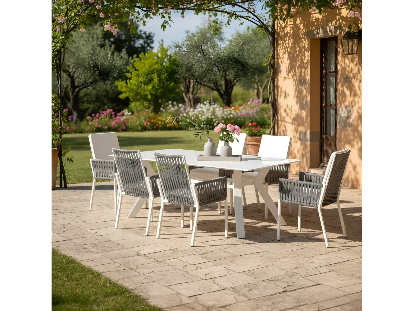 Mesa de Jantar Veneto Krion 210X110