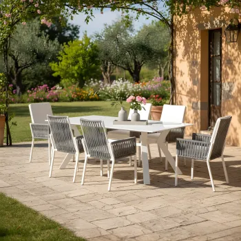 Mesa de Jantar Veneto Krion 210X110