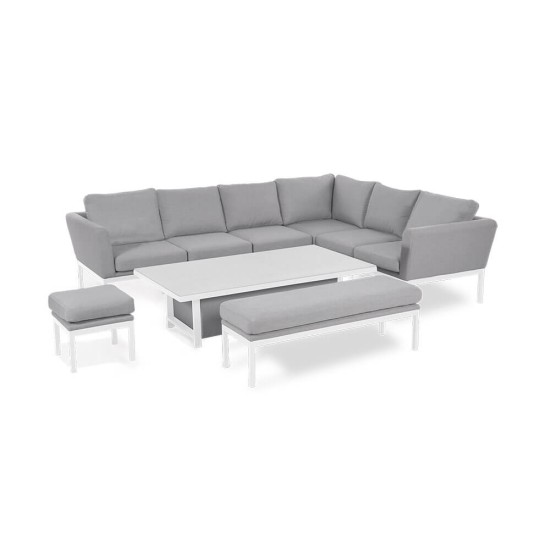 Ens. de Salle à Manger d'Angle avec Table Relevable Argenta