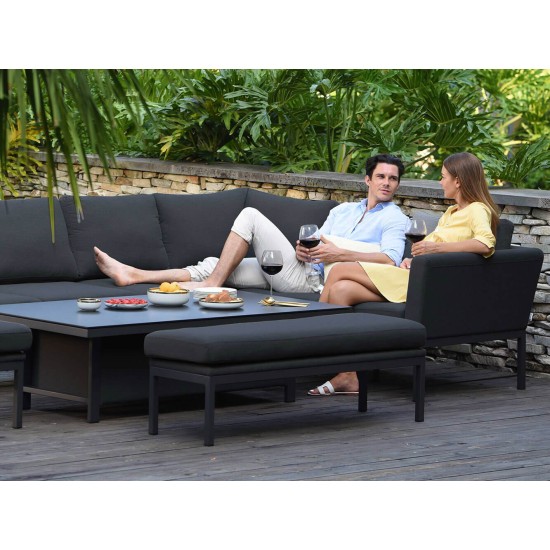 Ens. de Salle à Manger d'Angle avec Table Relevable Argenta