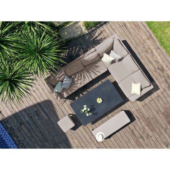Ens. de Salle à Manger d'Angle avec Table Relevable Argenta