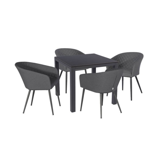 Conjunto de Jantar Quadrado Napoli com 4 Lugares Conjunto de Jantar Quadrado Napoli com 4 Lugares