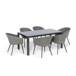 Conjunto de Jantar Rectangular Napoli com 6 Lugares