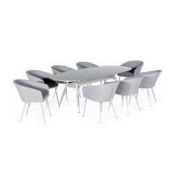 Conjunto de Jantar Oval Napoli com 8 Lugares