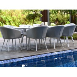 Conjunto de Jantar Oval Napoli com 8 Lugares