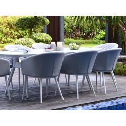 Conjunto de Jantar Oval Napoli com 8 Lugares