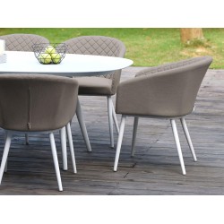 Conjunto de Jantar Oval Napoli com 8 Lugares