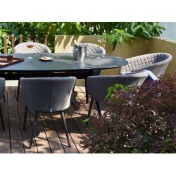 Conjunto de Jantar Oval Napoli com 8 Lugares