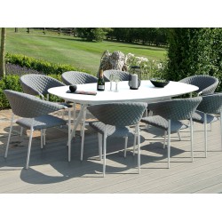 Conjunto de Jantar Oval Nuoro com 8 Lugares