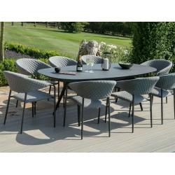 Conjunto de Jantar Oval Nuoro com 8 Lugares