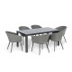 Conjunto de Jantar Rectangular Napoli com 6 Lugares Conjunto de Jantar Rectangular Napoli com 6 Lugares