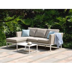 Conjunto de Sofá com Chaise Longue Argenta