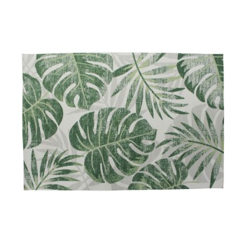 Alfombra de Hojas Tropicales Alfombra de Hojas Tropicales