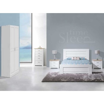 Florence Oak/White Wardrobe Florence Oak/White Wardrobe