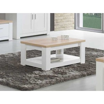 Mesa de Centro Florence Roble/Blanco Mesa de Centro Florence Roble/Blanco