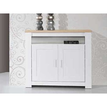 Móvel de Hall Florence Carvalho/Branco