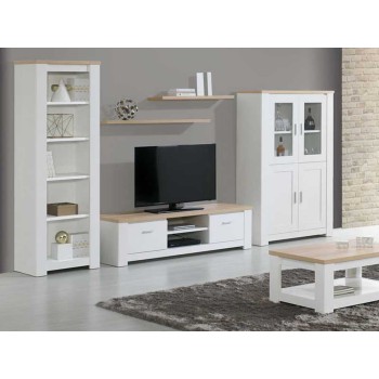 Florence Oak/White Bookcase Florence Oak/White Bookcase