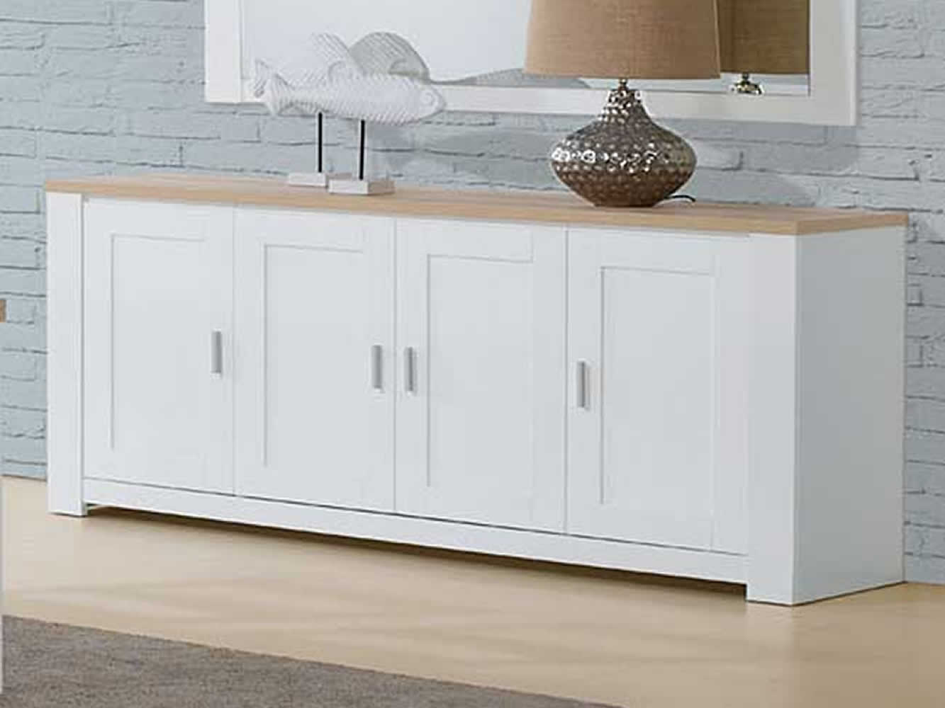 Buffet Florence Chêne/Blanc Buffet Florence Chêne/Blanc